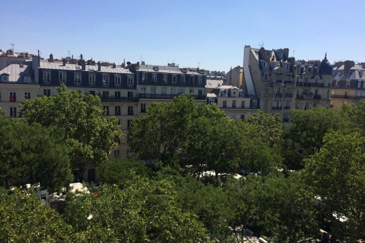 Fully Renovated Bright Studio With High View Paris Exterior photo