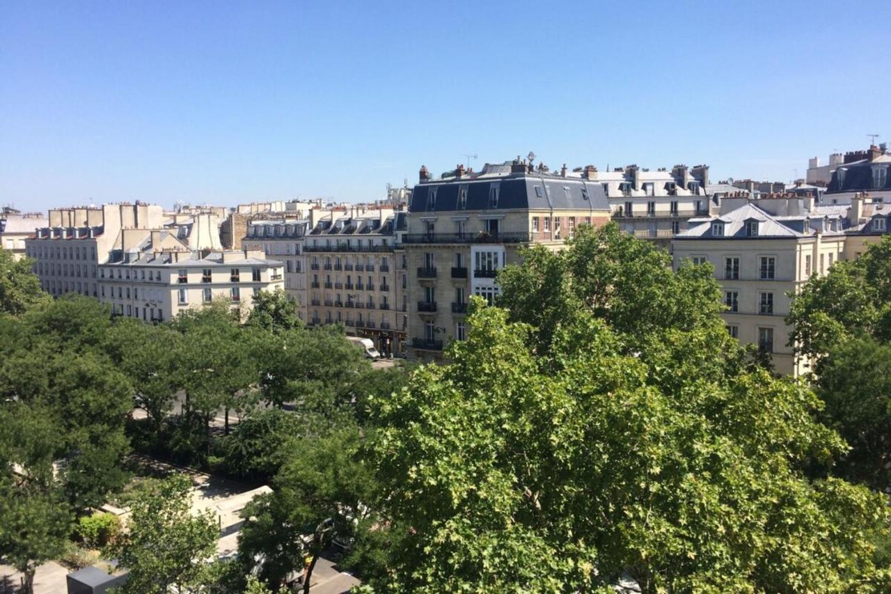 Fully Renovated Bright Studio With High View Paris Exterior photo